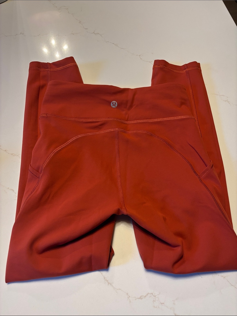 lululemon athletica Red-orange Performance Leggings